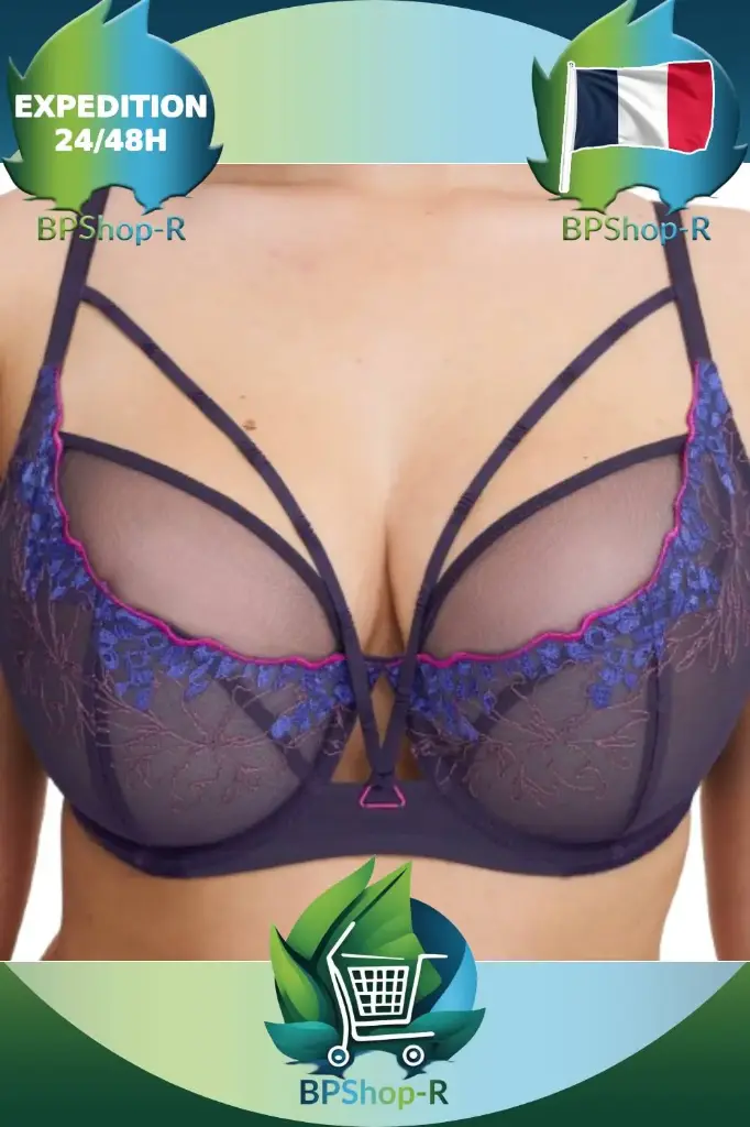 Chantelle Pulp SPICE - Soutien-gorge Emboîtant Bleu/Multicolore
