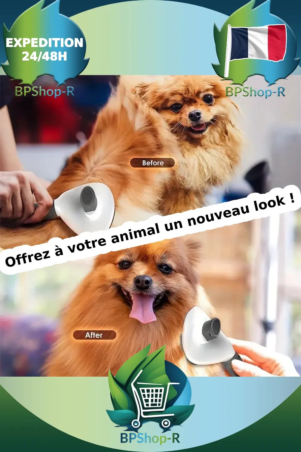 Peigne Démêlant Autonettoyant