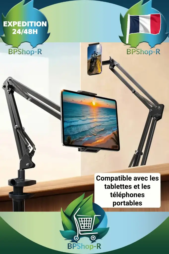 Support de Tablette/Téléphone Réglable