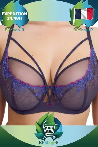 Chantelle Pulp SPICE - Soutien-gorge Emboîtant Bleu/Multicolore